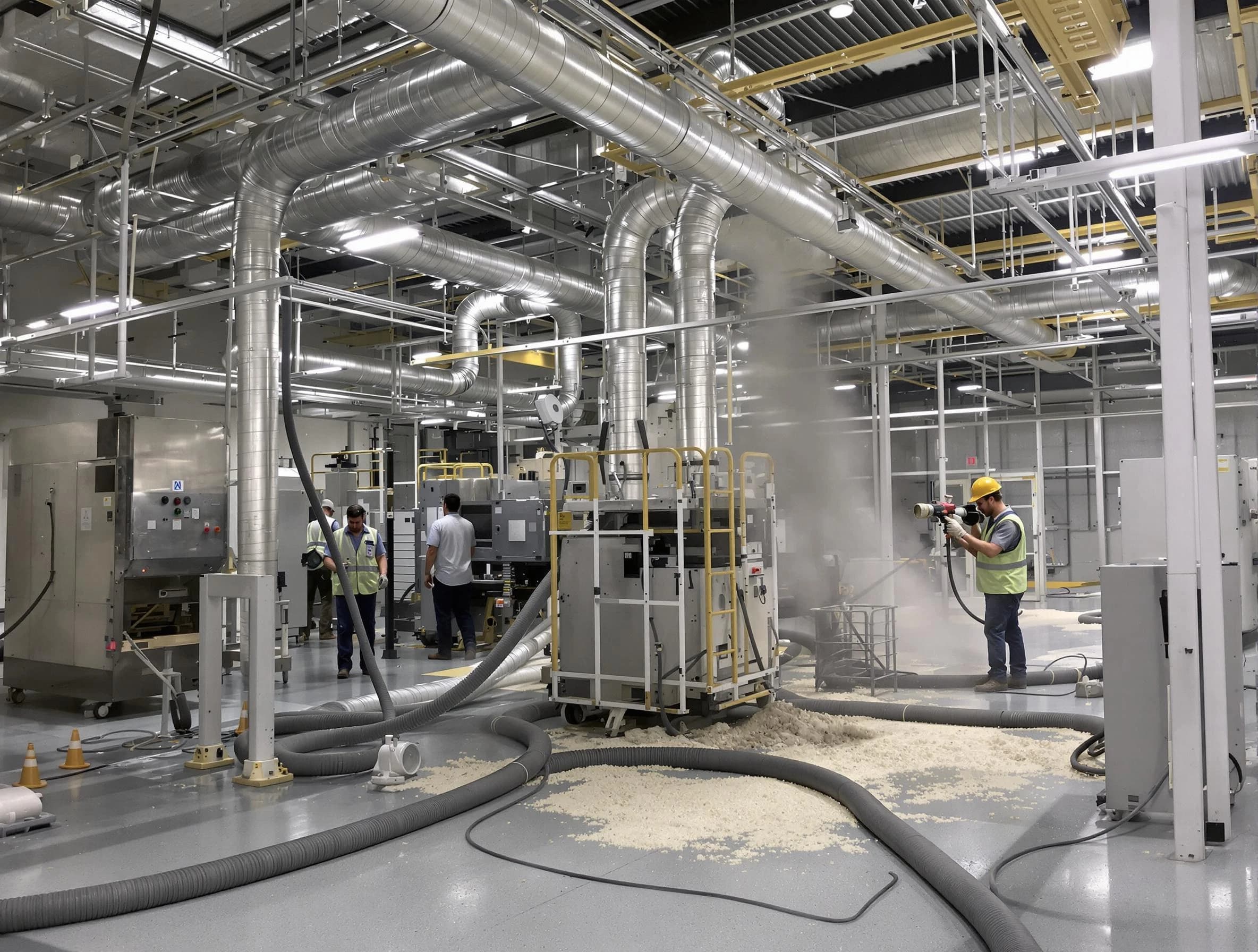 Heavy-duty industrial duct cleaning by Berkley Air Duct Cleaning in Berkley