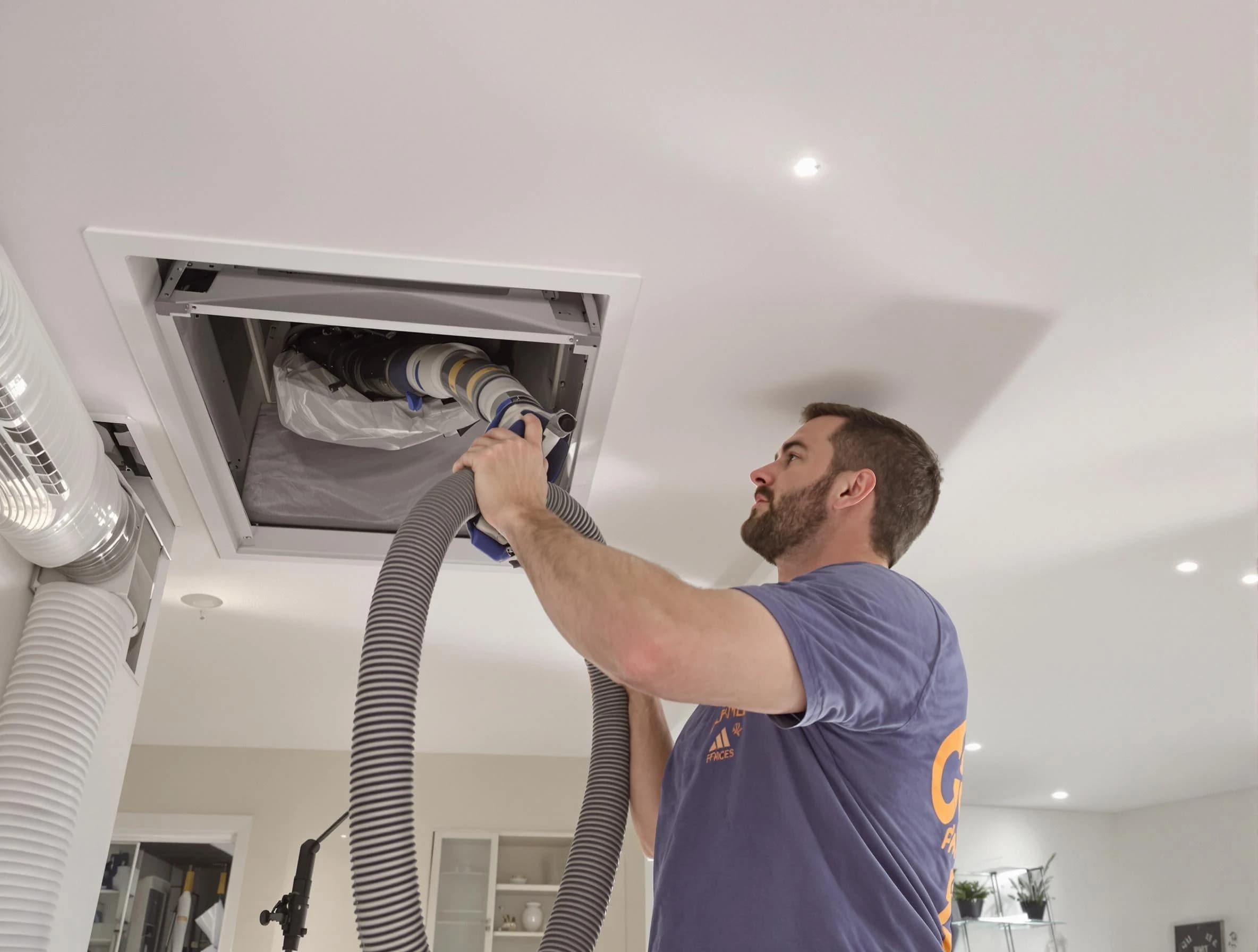 Precision indoor duct cleaning by Berkley Air Duct Cleaning in Berkley