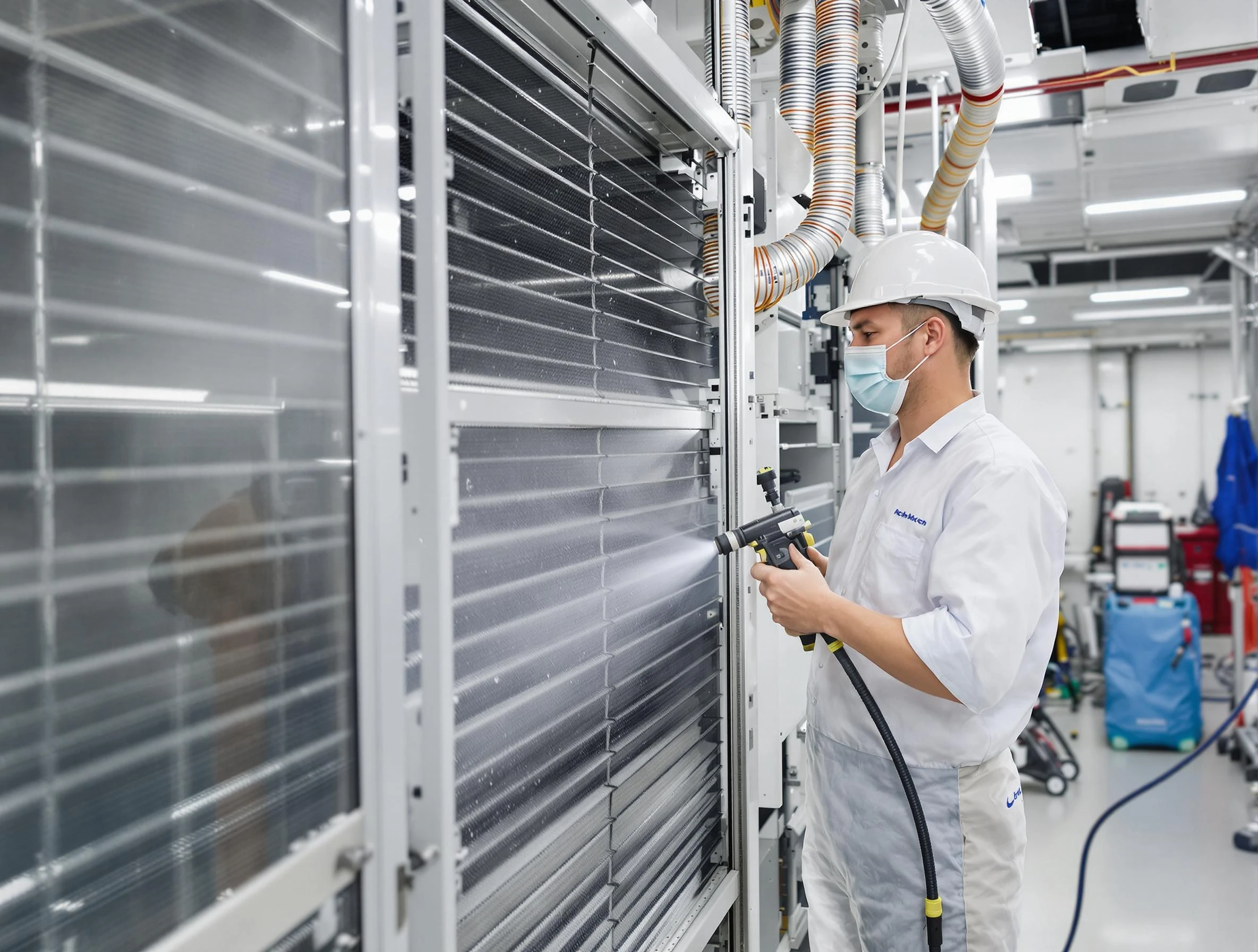 Professional AC coil cleaning by Berkley Air Duct Cleaning in Berkley