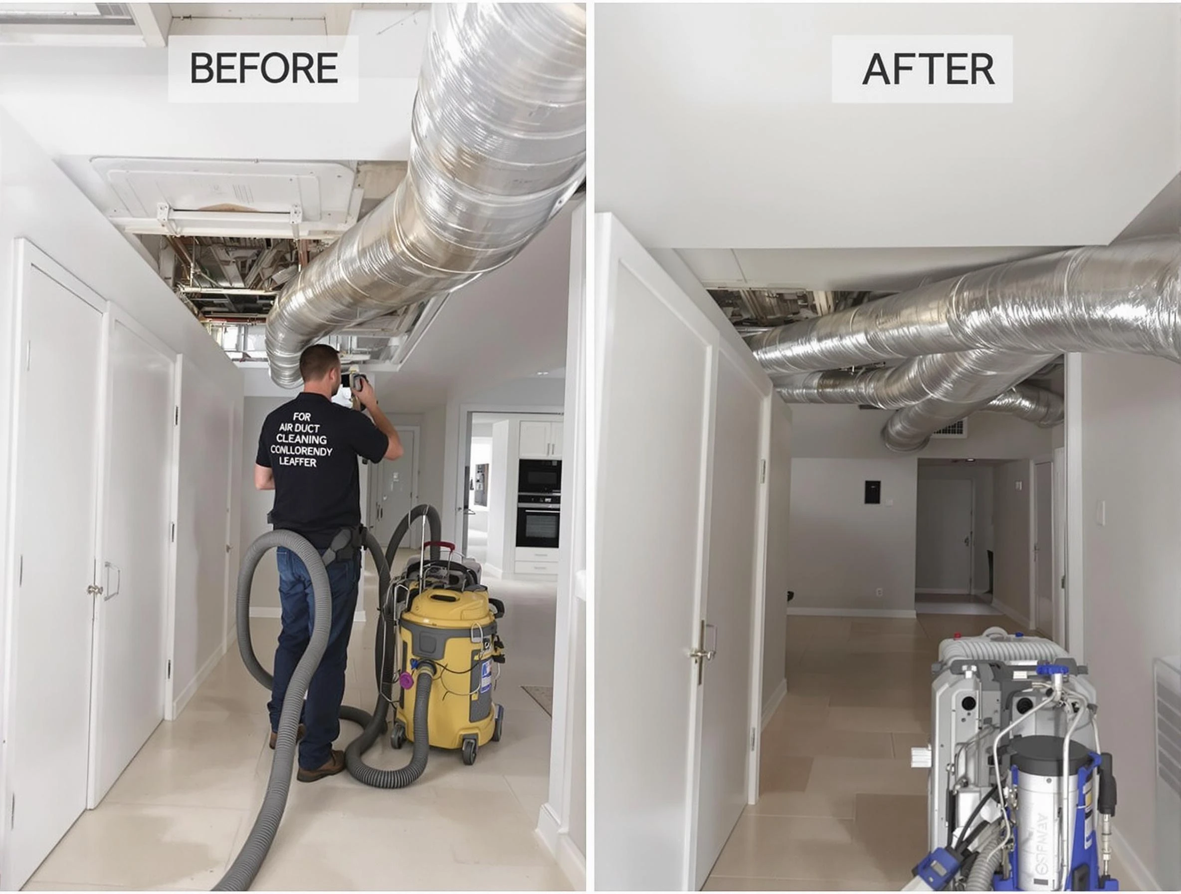 Berkley Air Duct Cleaning professional performing thorough air duct cleaning in Berkley