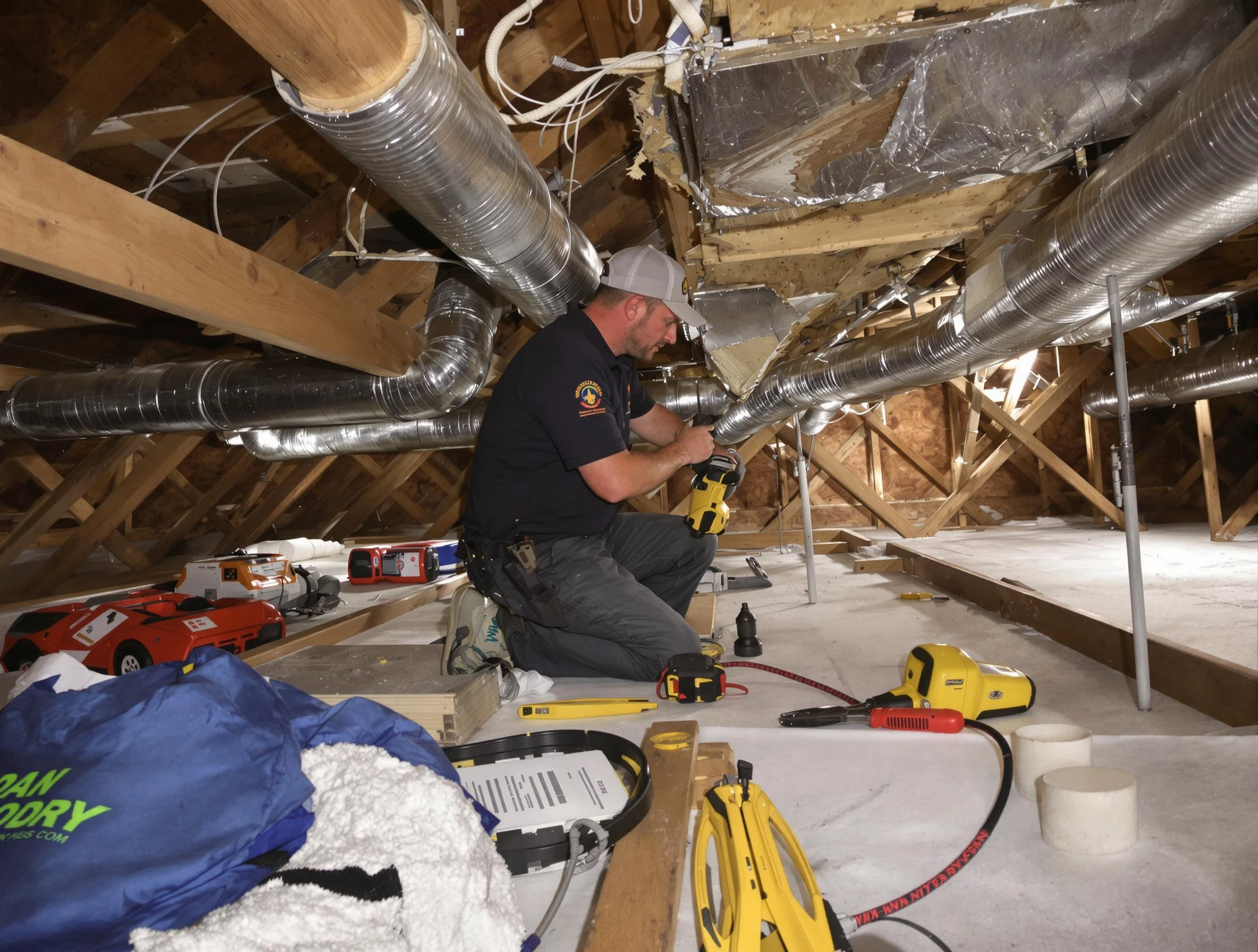 Professional air duct repair by Berkley Air Duct Cleaning in Berkley