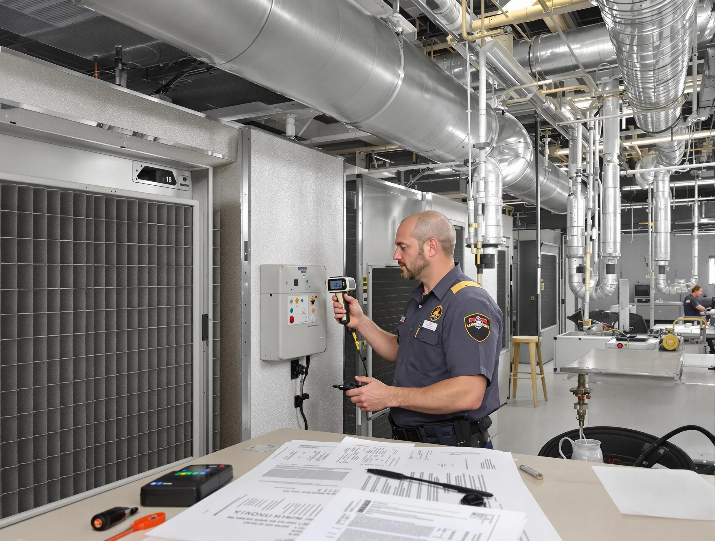 Professional filter system inspection by Berkley Air Duct Cleaning in Berkley