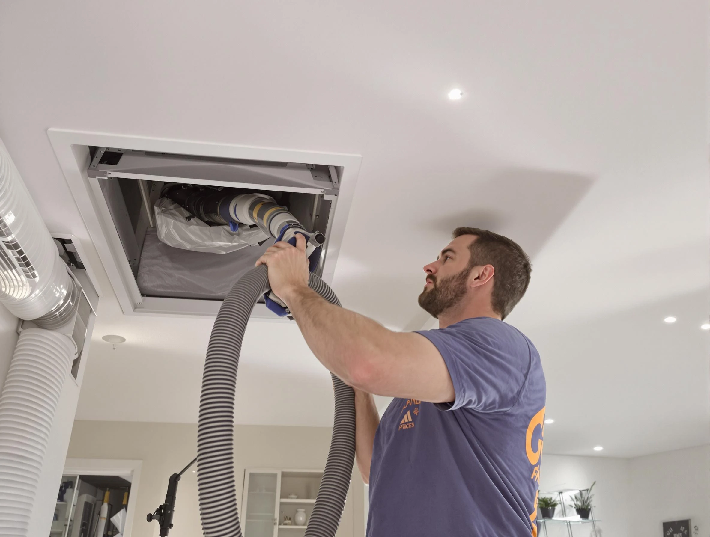 Precision indoor duct cleaning by Berkley Air Duct Cleaning in Berkley