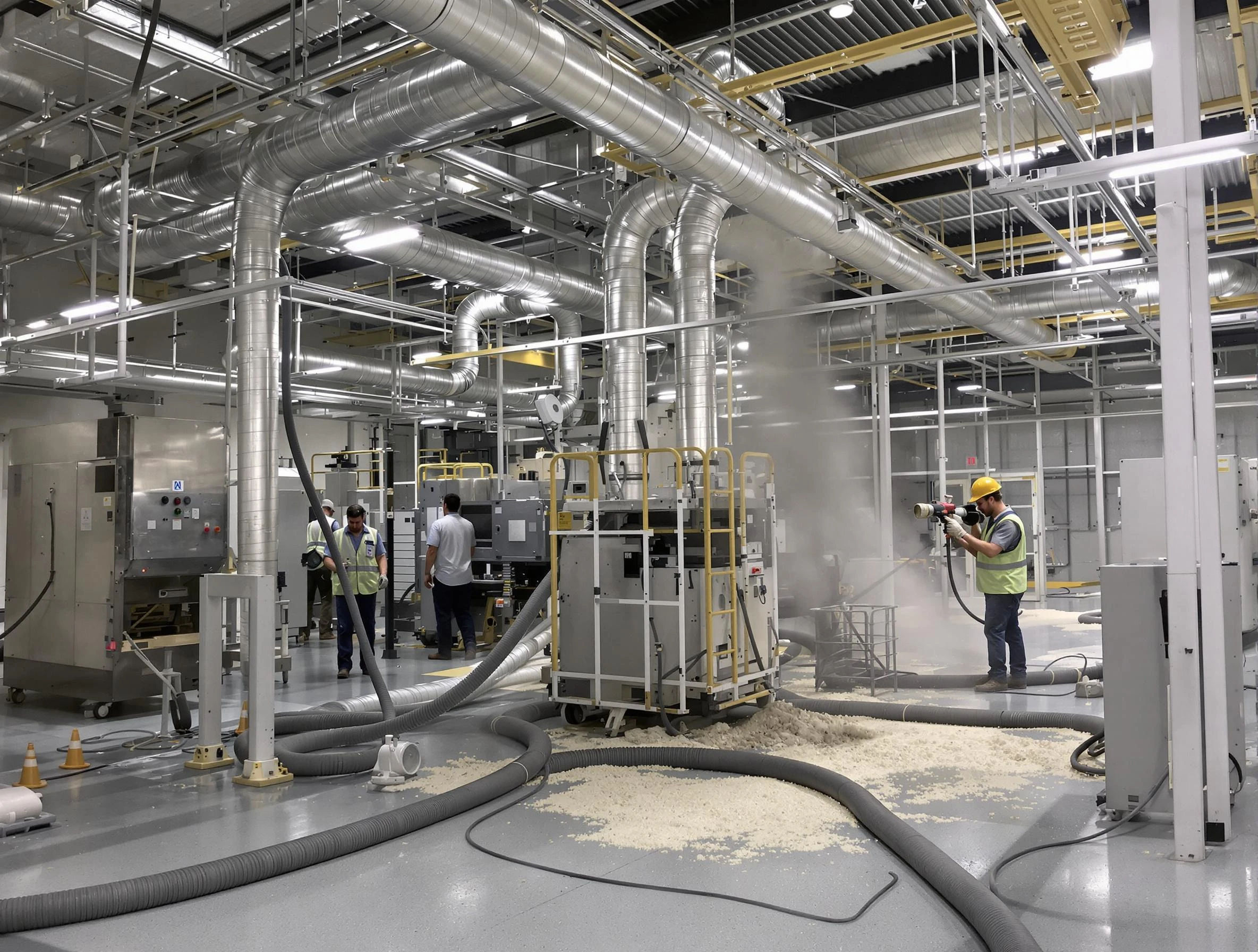 Heavy-duty industrial duct cleaning by Berkley Air Duct Cleaning in Berkley